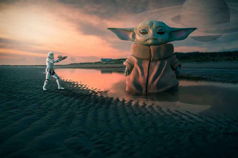 baby-yoda-in-de-lucht-door-drone