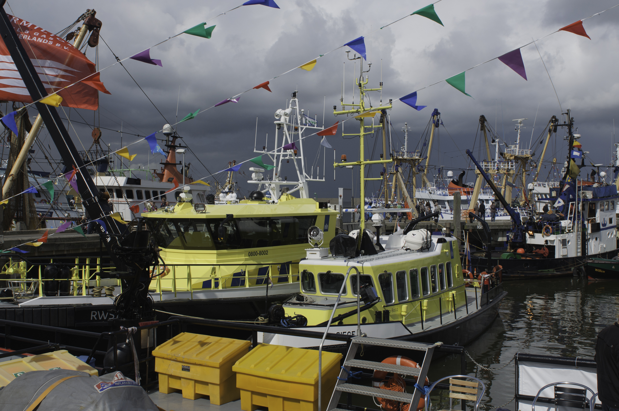 afgetekend-vlagvertoon