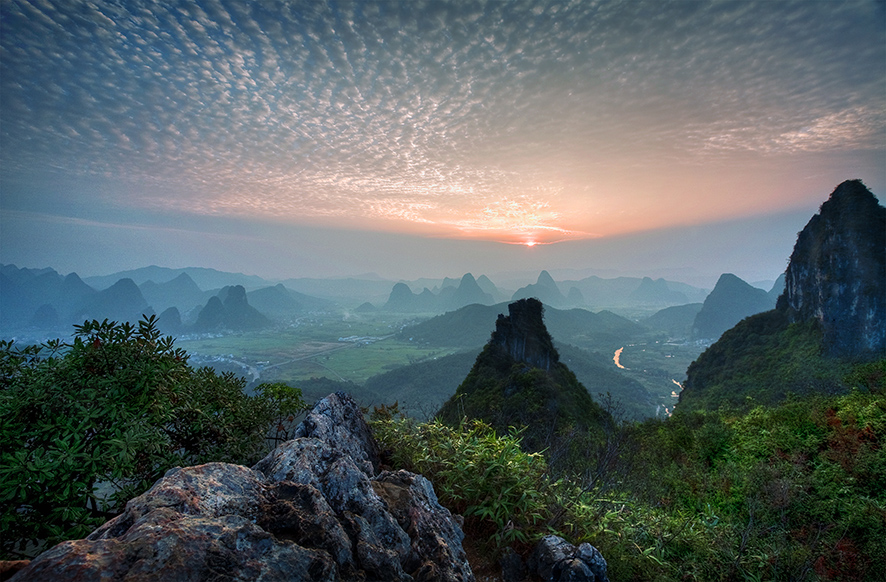 yangshou-sunset