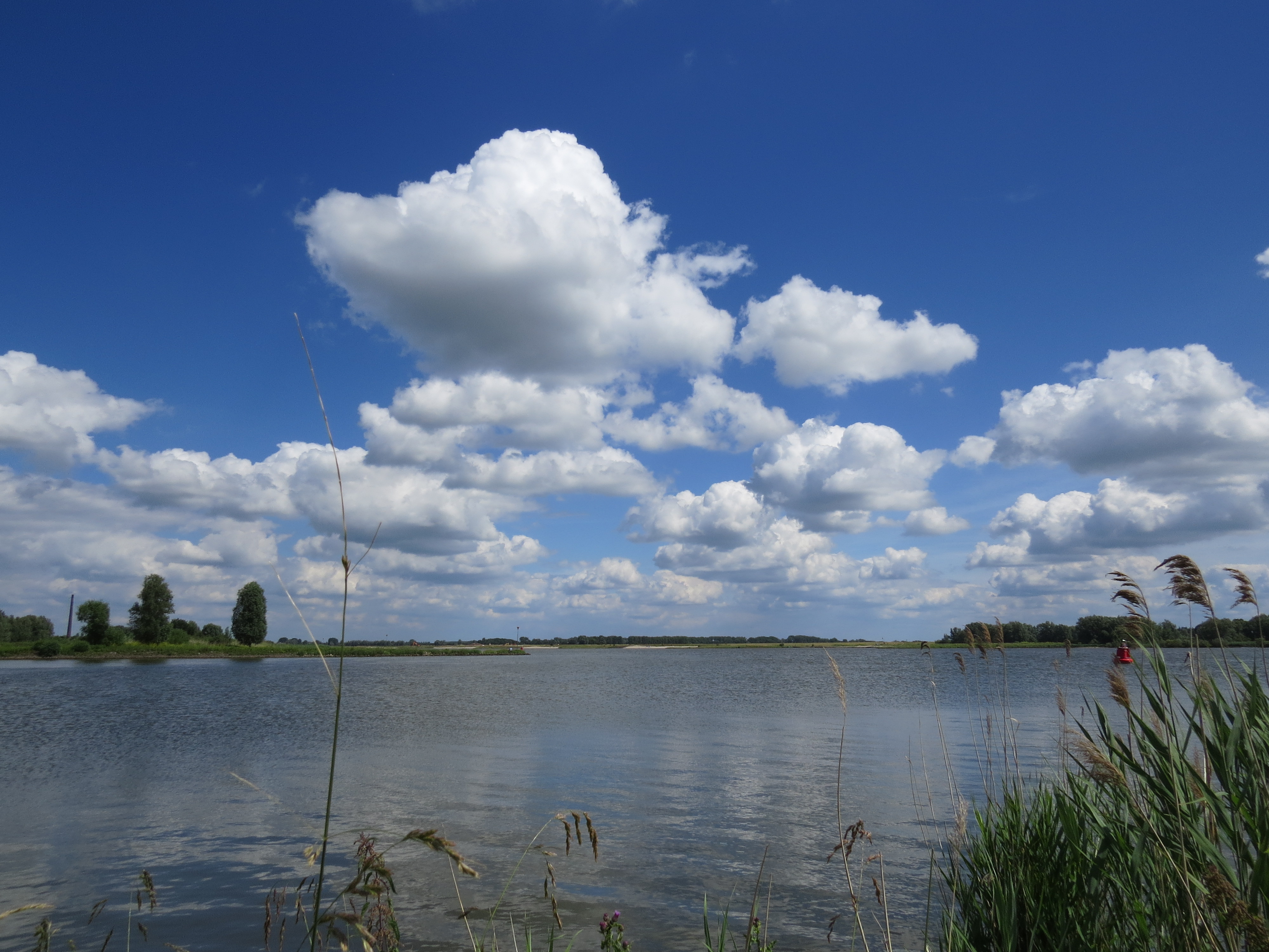 stapelwolken-bij-rivier-de-waal-bij-vuren