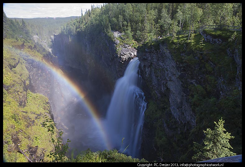 waterfall-hallingsafallet-sweden