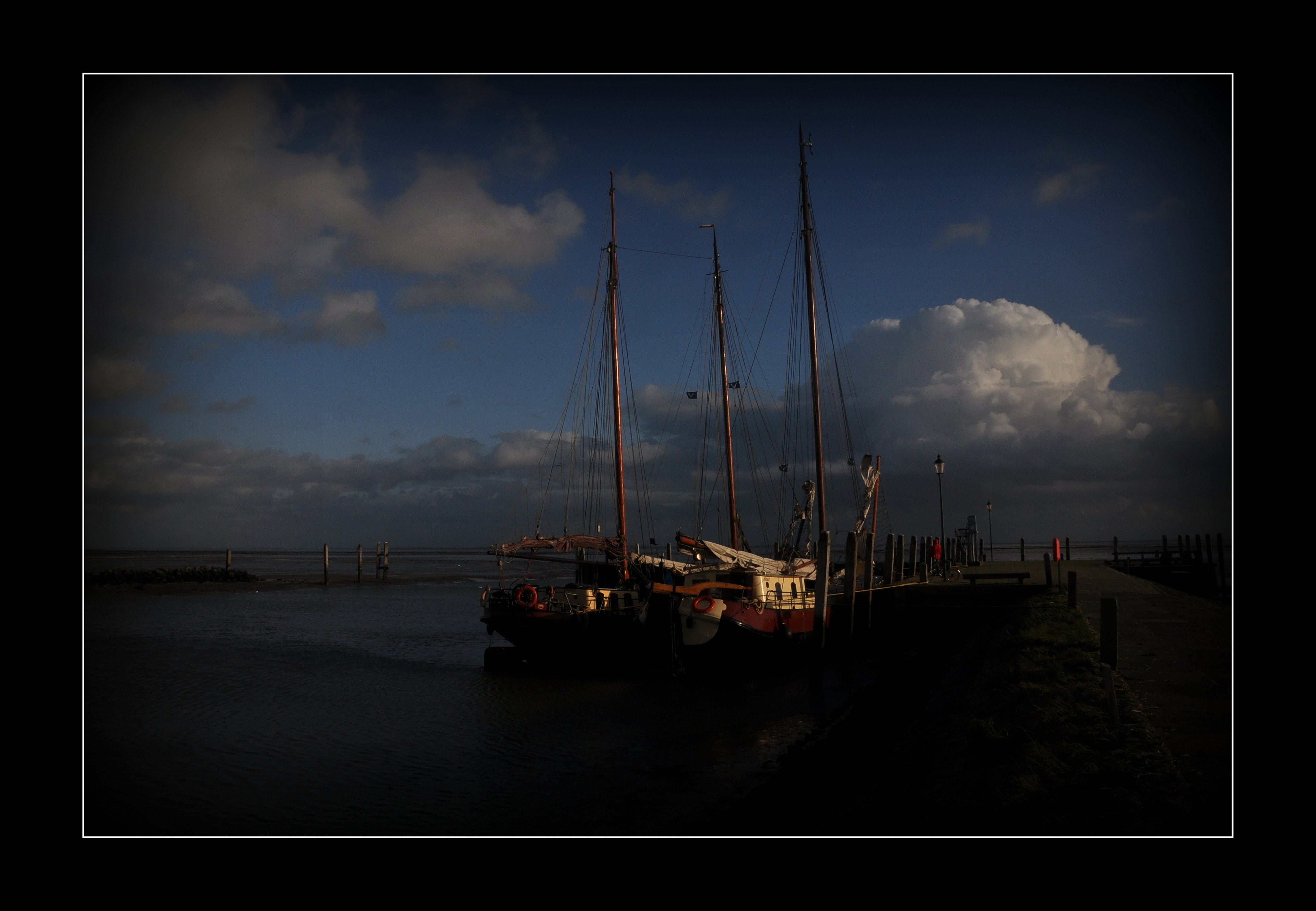 de-bruine-vlootin-de-haven-van-schiermonnikoog