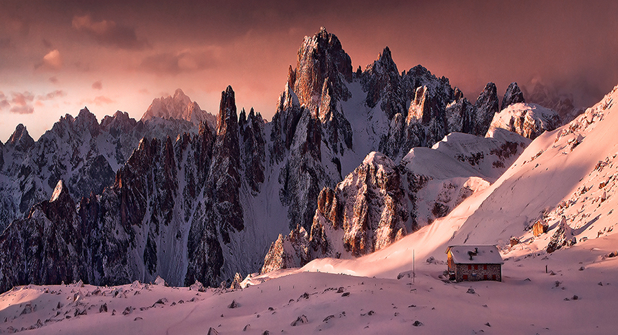 sunrise-dolomites