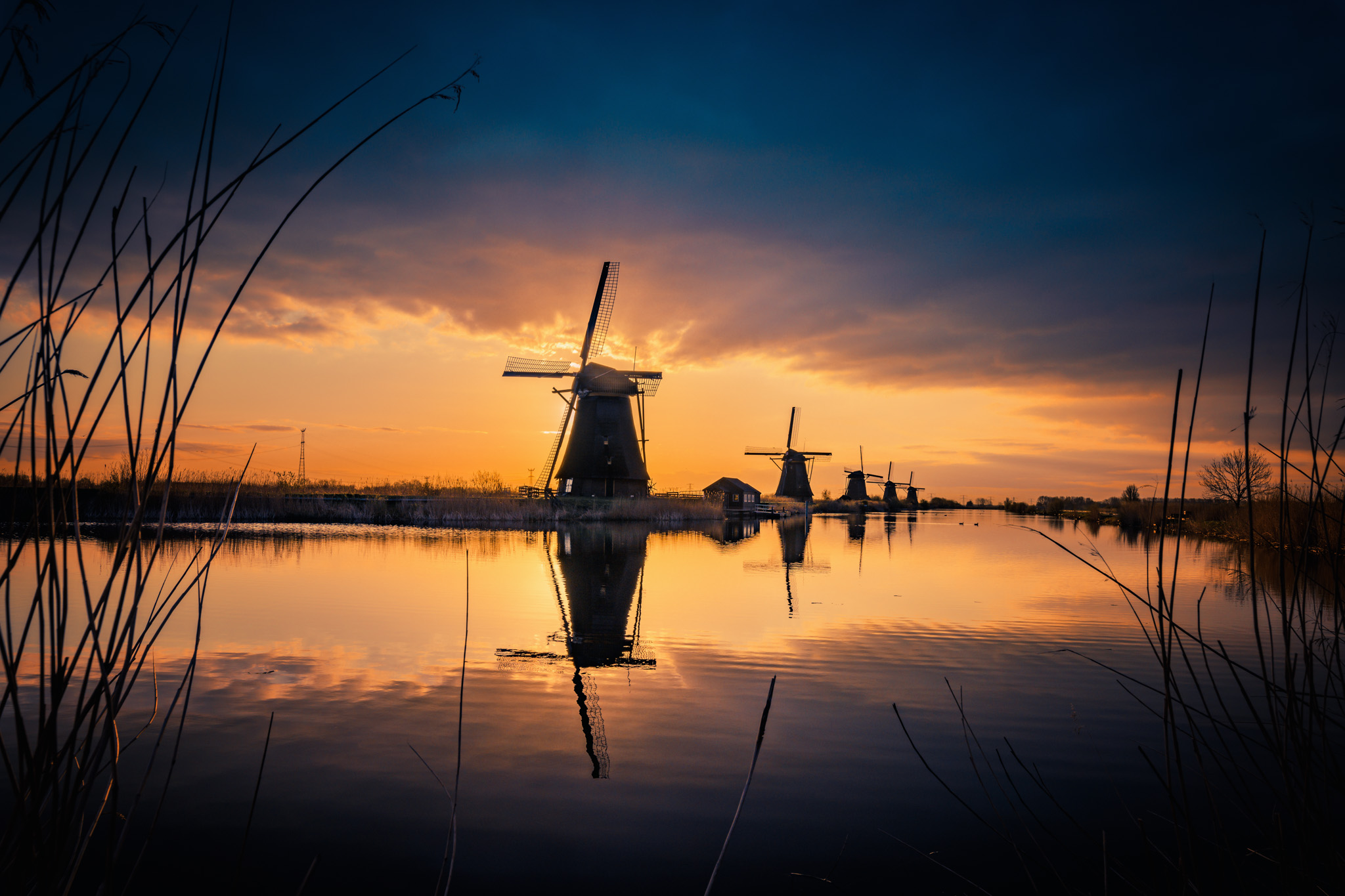 kinderdijk-zonsopkomst