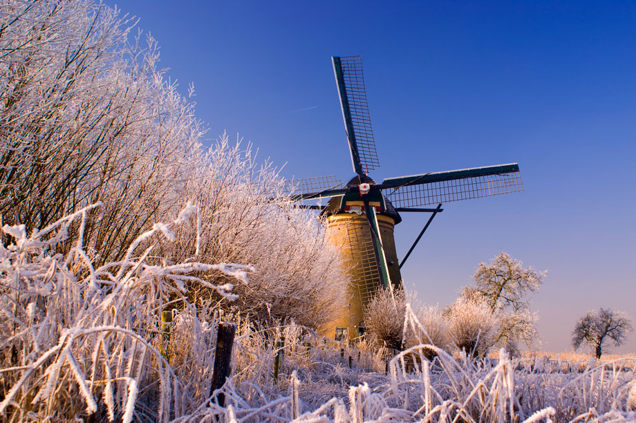 winter-kinderdijk