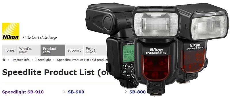 speedlight-sb-910-is-volgens-nikon-japan-end-of-life