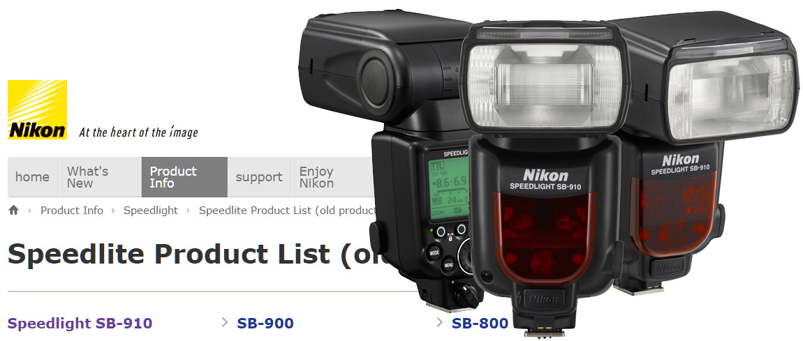 speedlight-sb-910-is-volgens-nikon-japan-end-of-life