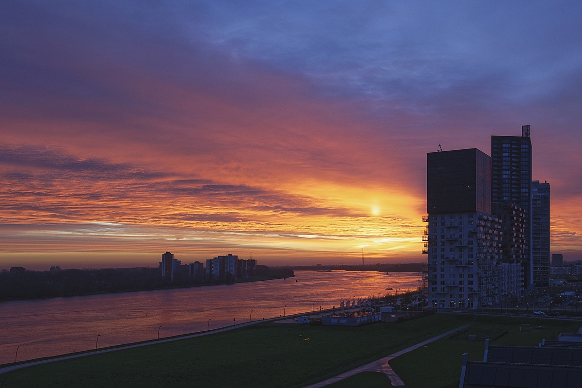spijkenisse-in-het-morgenrood