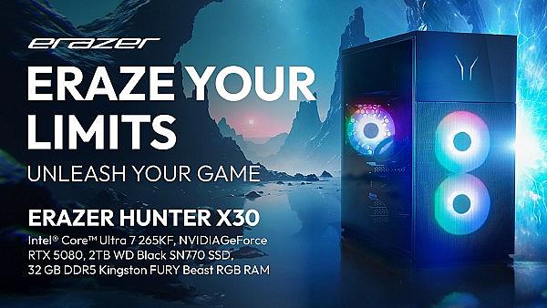 erazer-introduceert-vernieuwde-hunter-x30-met-nvidia-rtx-5080