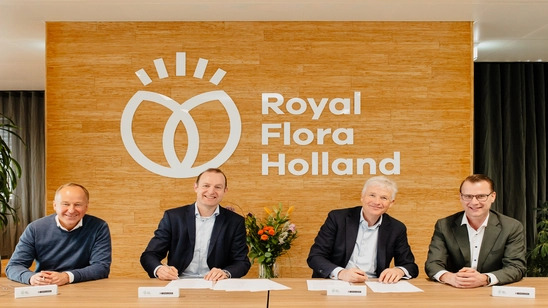 Royal FloraHolland signs again for a five-year partnership with Conclusion