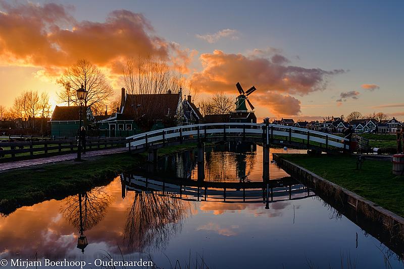 zonsondergang-in-de-zaanse-schans