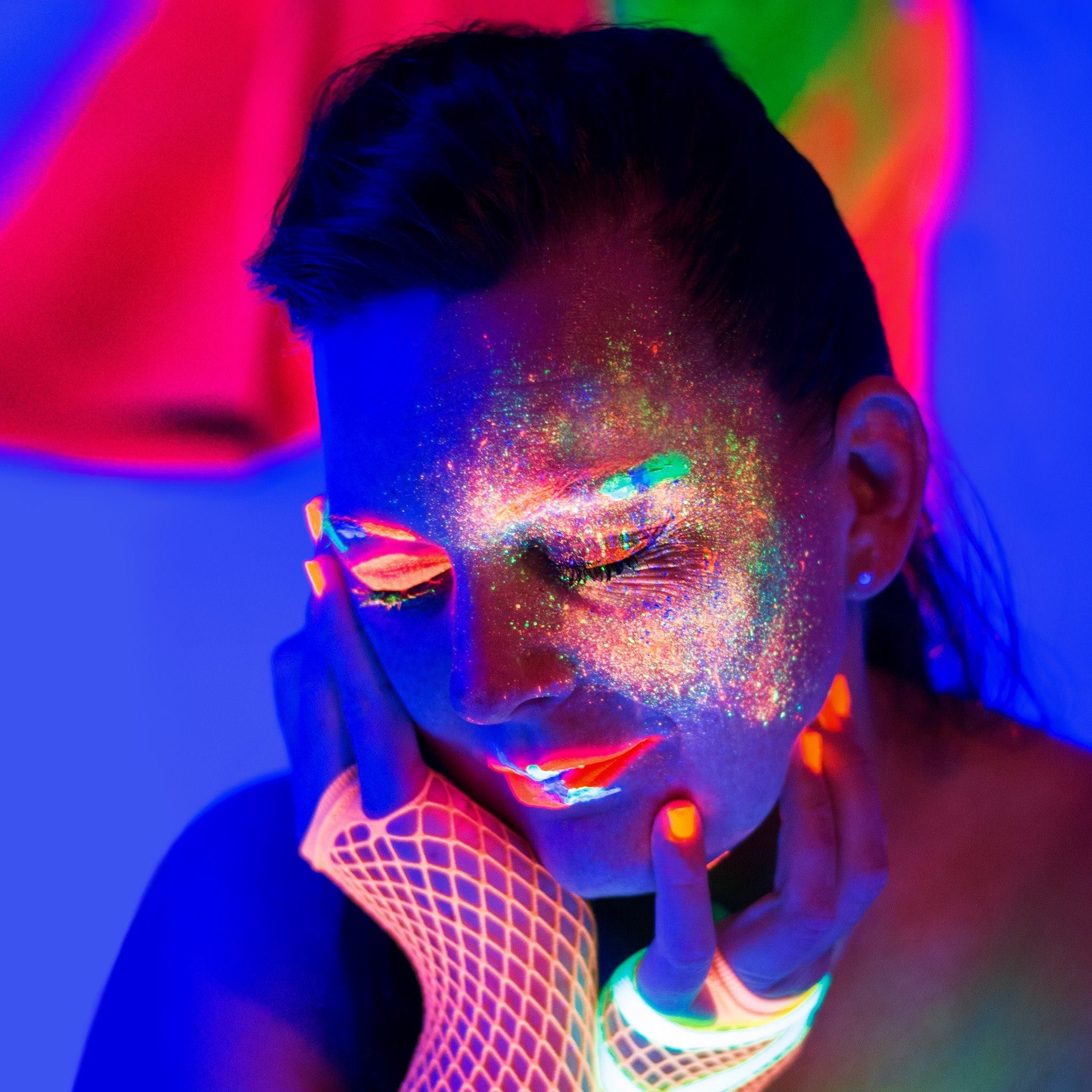 zelfportret-blacklight