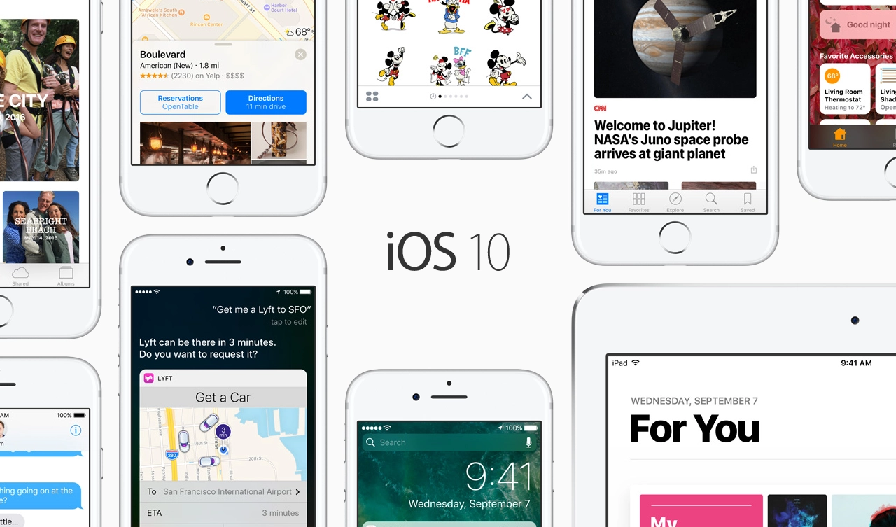 Een derde van de iDevices draait al op iOS 10