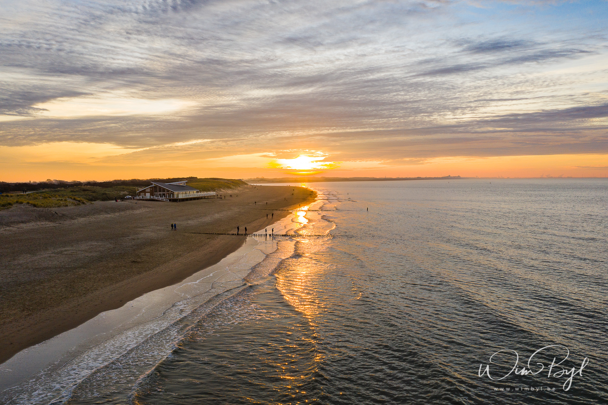 zonsondergang-cadzand-beach-met-dji-mavic-2-pro