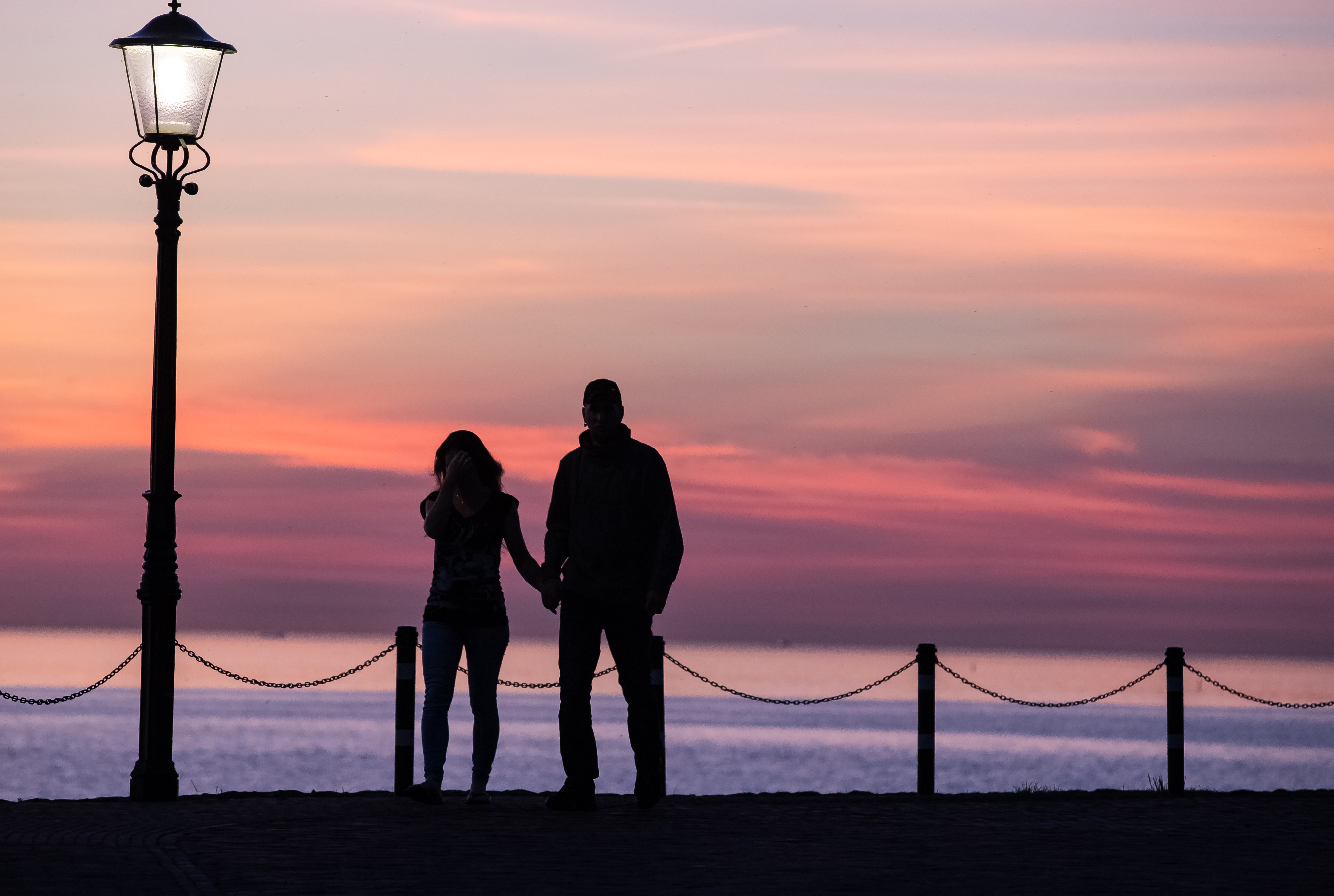 silhouet-urker-sunset