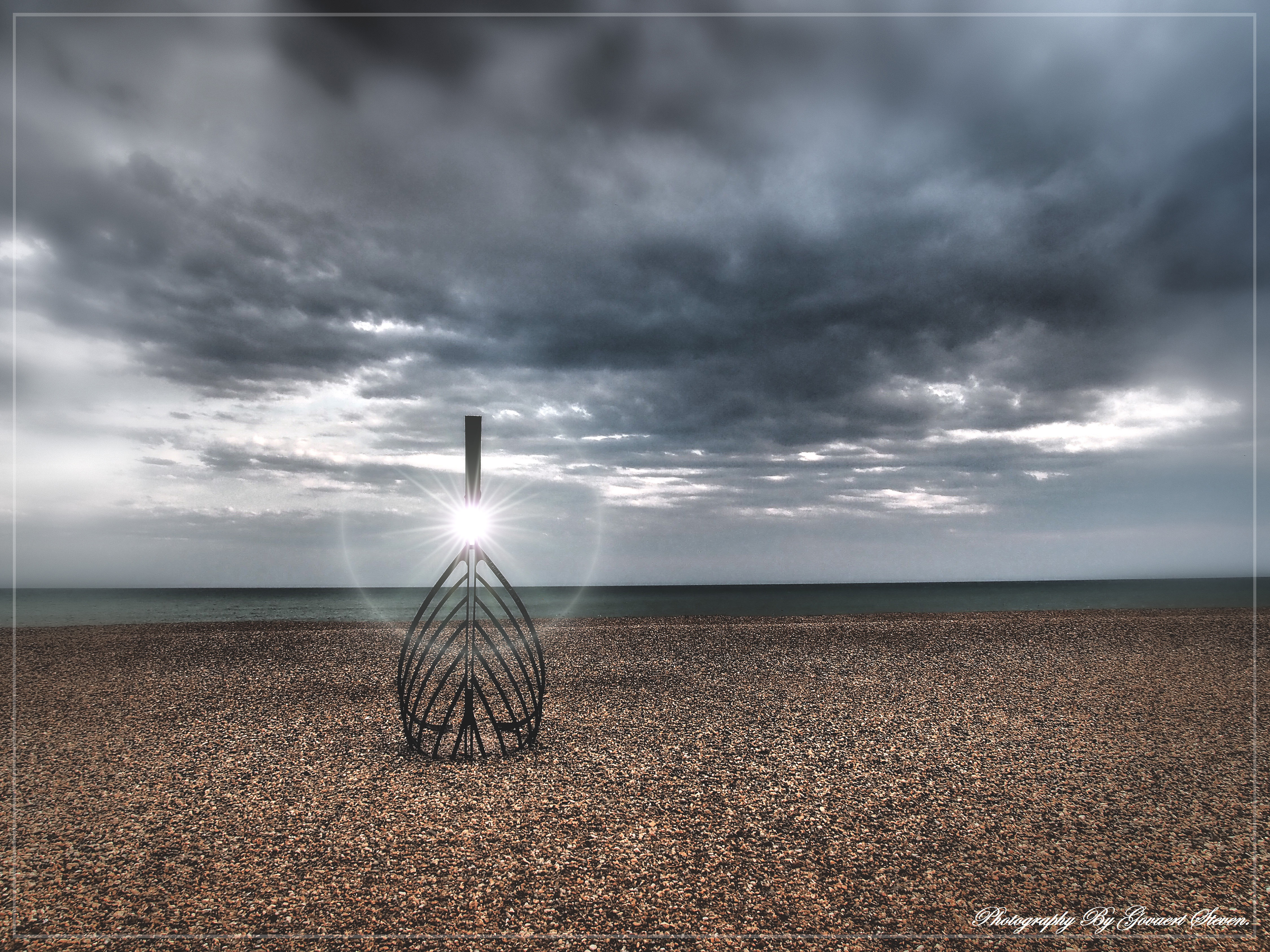 iron-image-on-hastings-beach