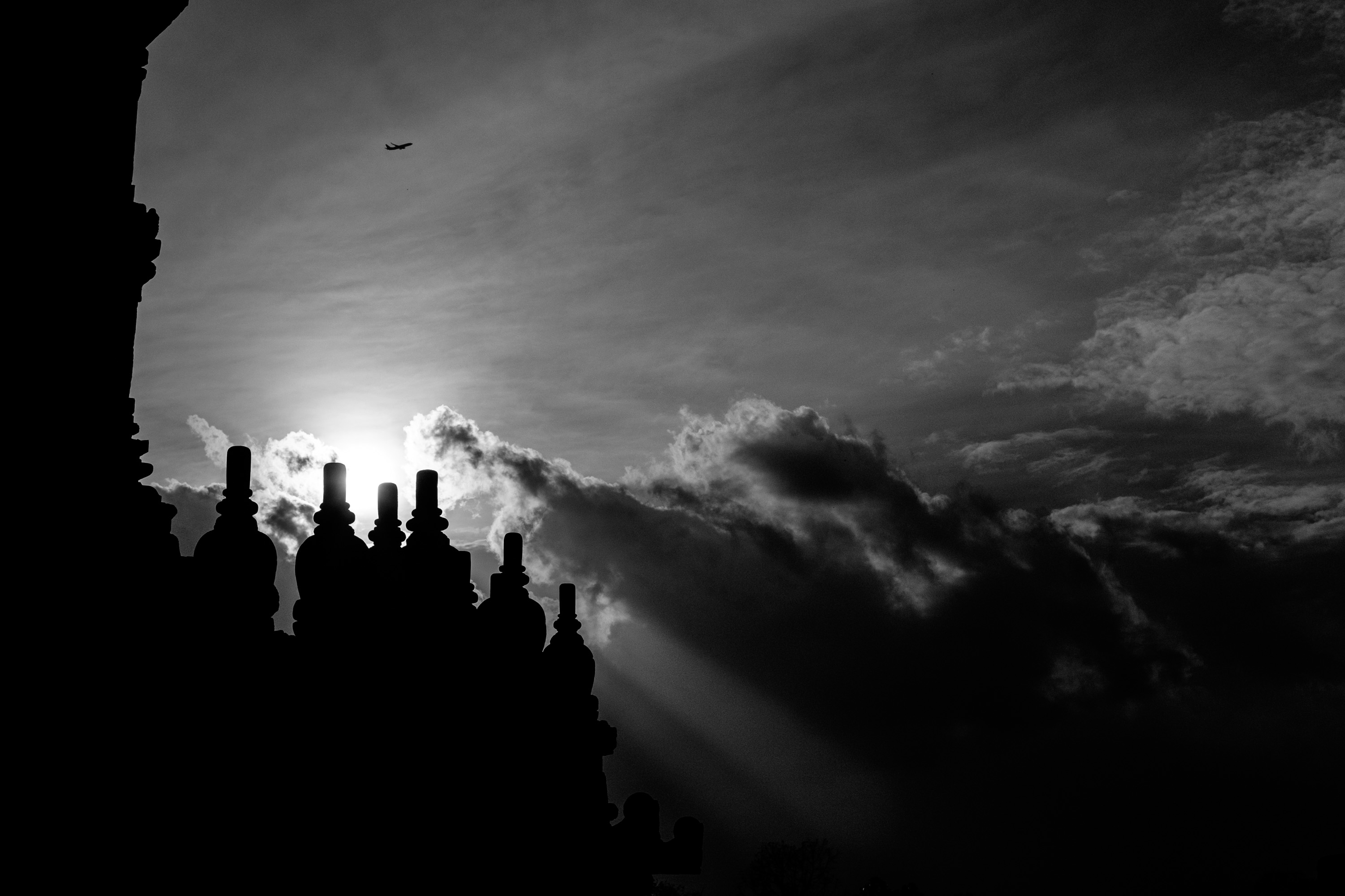 zonsondergang-prambanan