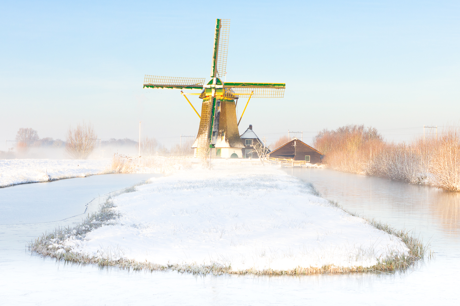 molen-in-winterzon