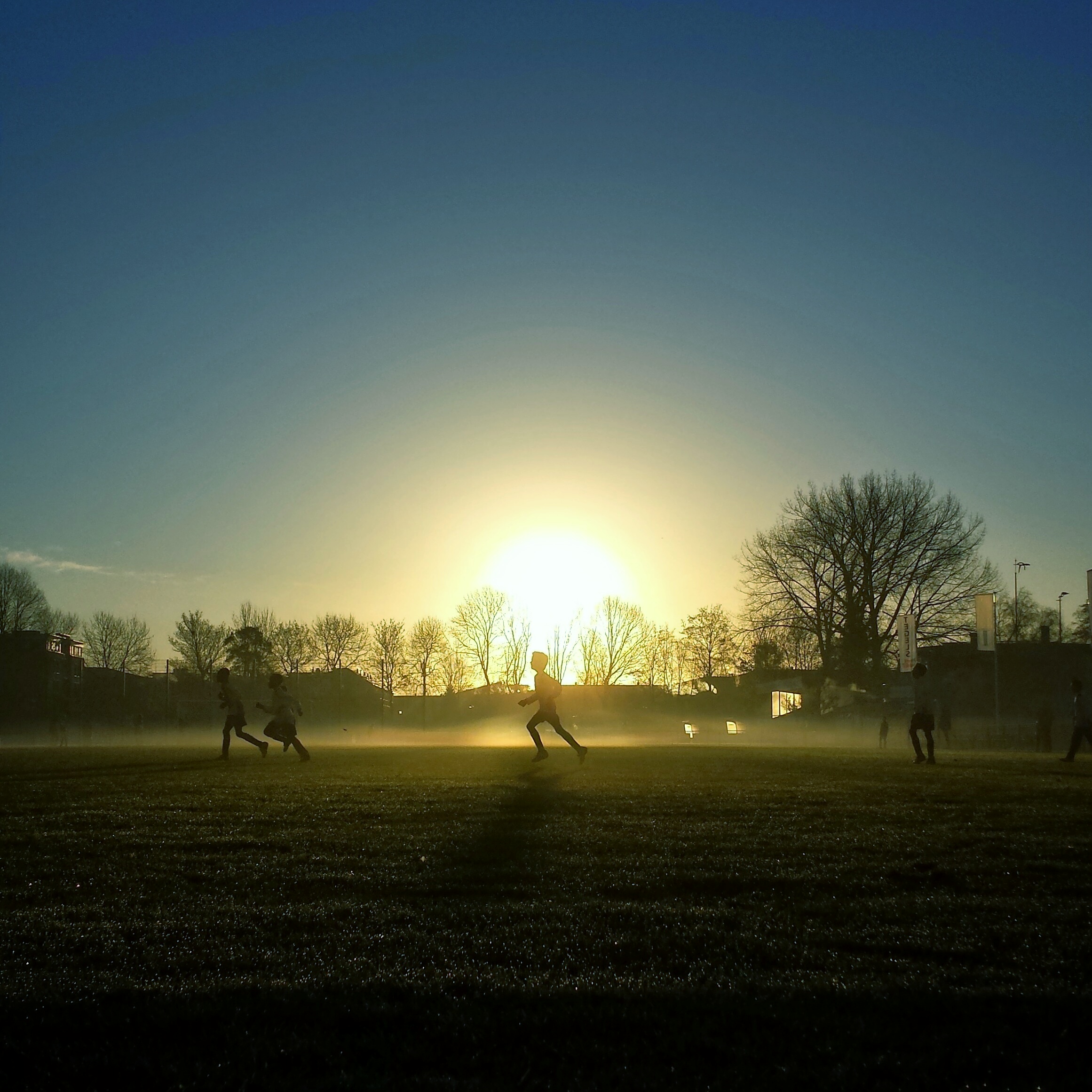 voetbal-in-de-vroege-ochtend