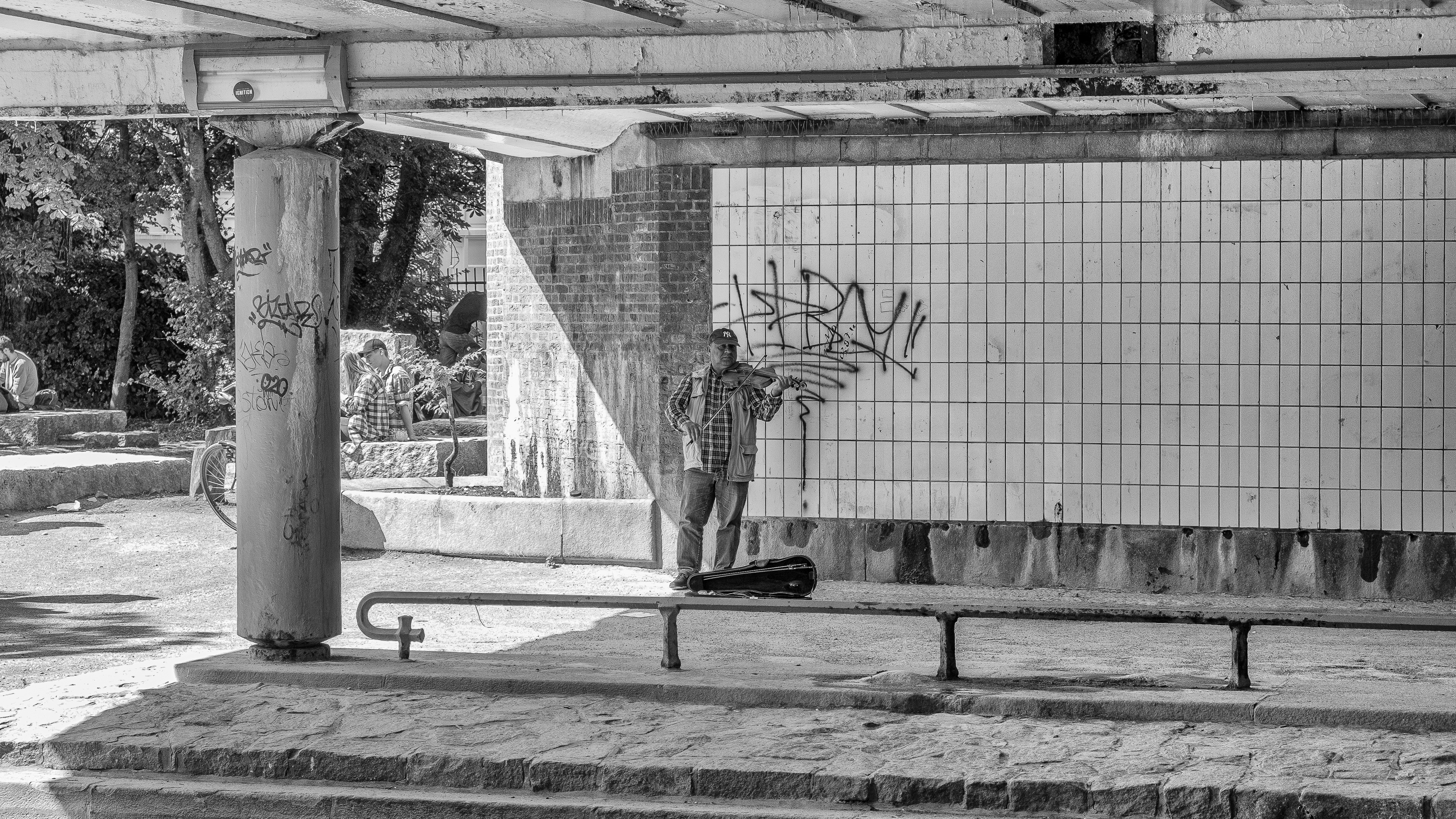 violist-vondelpark-amsterdam