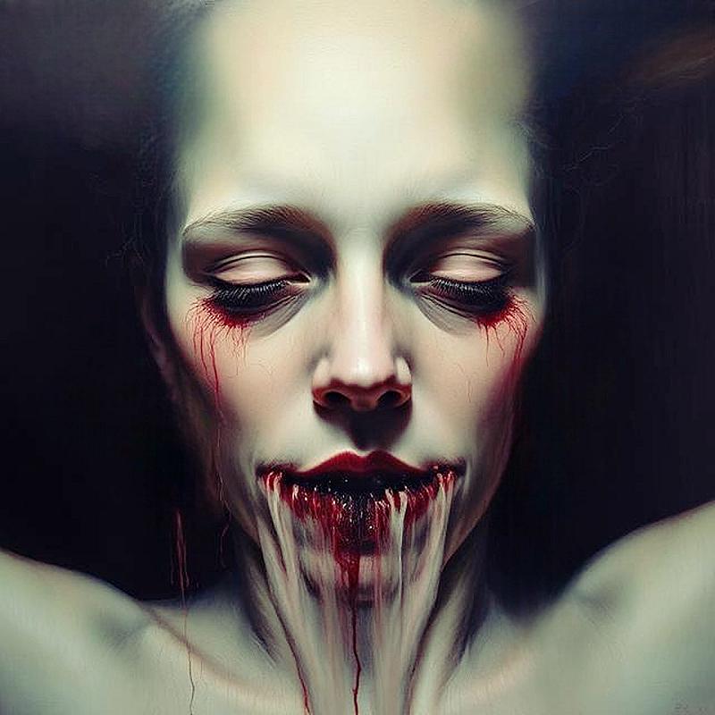 spitting